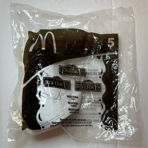 2003, 2004 Lion King 1 1/2 McDonalds Happy Meal Toys, #1 - #5 - Picture 9 of 11